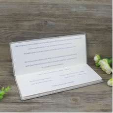 Accordian Fold Invitation  Card Hardcover Wedding Card Rectangle Printing Customized 